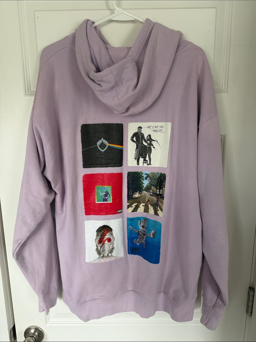 Guardians of the Galaxy Lavender Cassette Graphic Hoodie - Picture 4 of 4